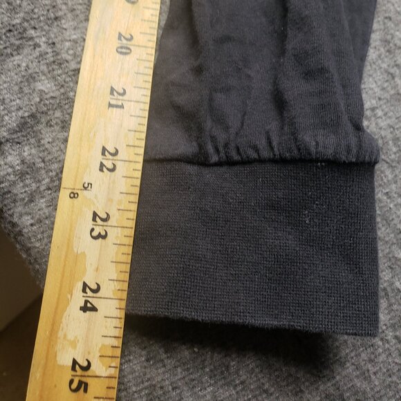 Coogi Long Sleeve Five Color Chords Guitar Black Cotton Mens Size XL Y2k Vintage - Picture 10 of 10